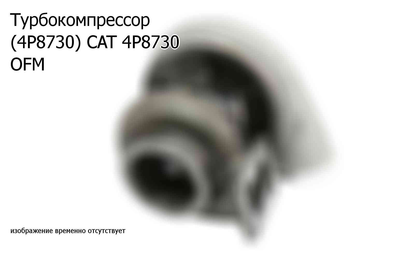 Турбокомпрессор (4P8730) CAT 4P8730 OFM (4P8730)